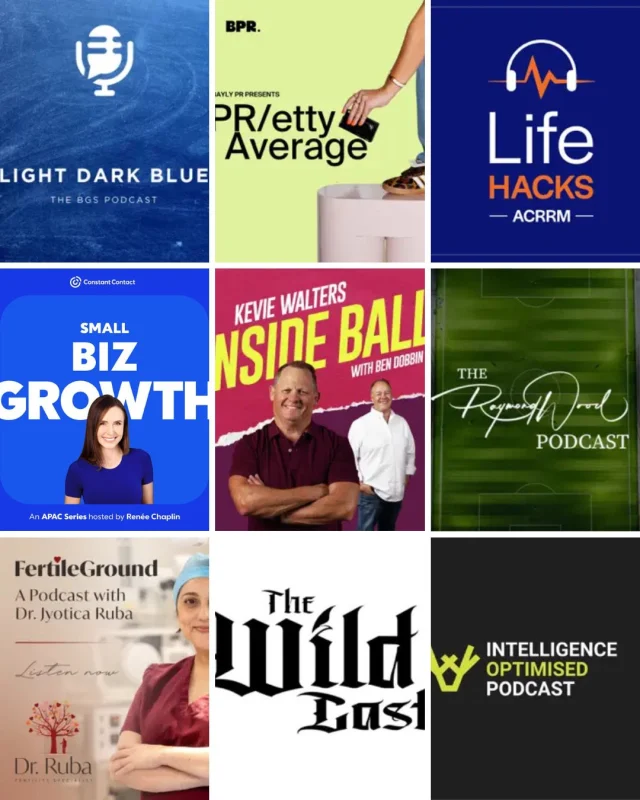 Here’s a sneak peek into the incredible diversity of our podcast client portfolio! From a boutique PR agency to a leading fertility clinic, our clients span industries and geographies—but they all share one thing in common: a unique voice and a powerful story to tell. We're incredibly lucky work with these legends.